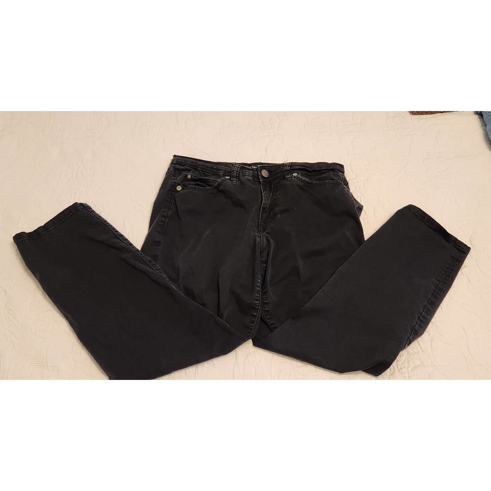 CALVIN KLEIN Black Jeans Women 8 Skinny Crop
